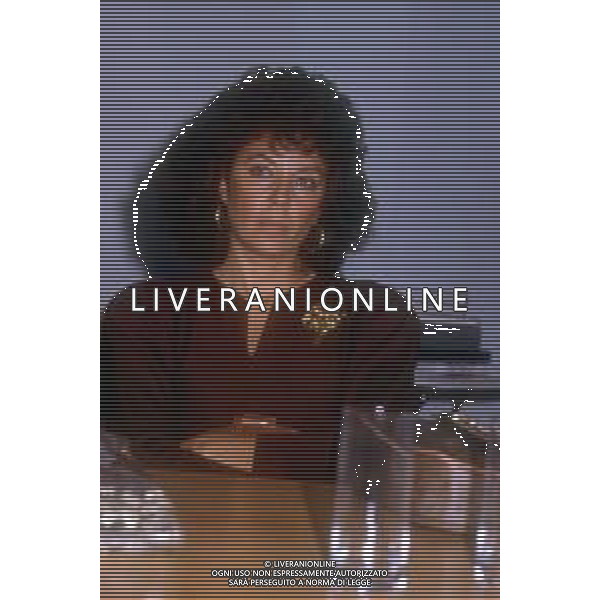 ROBERTO GERVASO, giornalista, scrittore italiano - Retrospettiva Nella foto la moglie Vittoria nel 1987 ©AGENZIA ALDO LIVERANI SAS