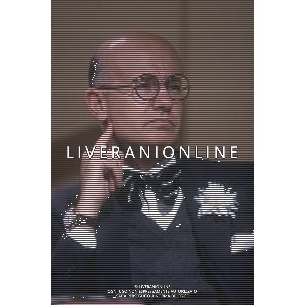 ROBERTO GERVASO, giornalista, scrittore italiano - Retrospettiva Nella foto nel 1987 ©AGENZIA ALDO LIVERANI SAS
