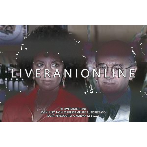 ROBERTO GERVASO, giornalista, scrittore italiano - Retrospettiva Nella foto nel 1987 con la moglie Vittoria ©AGENZIA ALDO LIVERANI SAS