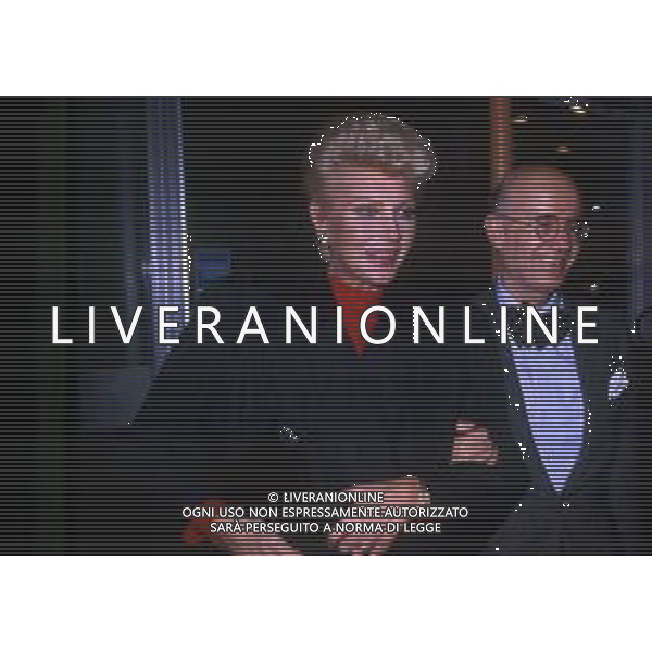 ROBERTO GERVASO, giornalista, scrittore italiano - Retrospettiva Nella foto nel 1987 con Sylva Koscina ©AGENZIA ALDO LIVERANI SAS
