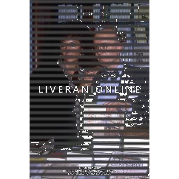 ROBERTO GERVASO, giornalista, scrittore italiano - Retrospettiva Nella foto nel 1987 con la moglie Vittoria ©AGENZIA ALDO LIVERANI SAS