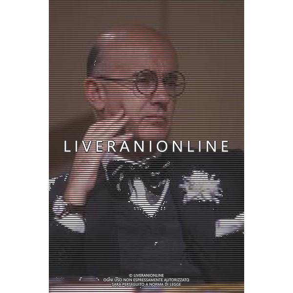 ROBERTO GERVASO, giornalista, scrittore italiano - Retrospettiva Nella foto nel 1987 ©AGENZIA ALDO LIVERANI SAS