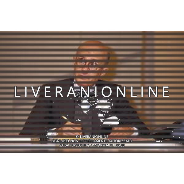 ROBERTO GERVASO, giornalista, scrittore italiano - Retrospettiva Nella foto nel 1987 ©AGENZIA ALDO LIVERANI SAS
