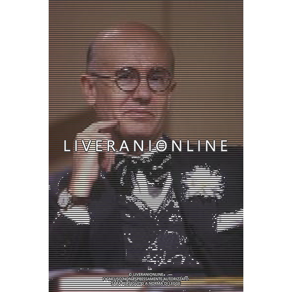ROBERTO GERVASO, giornalista, scrittore italiano - Retrospettiva Nella foto nel 1987 ©AGENZIA ALDO LIVERANI SAS
