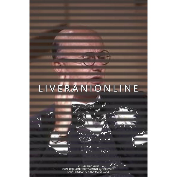 ROBERTO GERVASO, giornalista, scrittore italiano - Retrospettiva Nella foto nel 1987 ©AGENZIA ALDO LIVERANI SAS