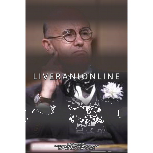 ROBERTO GERVASO, giornalista, scrittore italiano - Retrospettiva Nella foto nel 1987 ©AGENZIA ALDO LIVERANI SAS