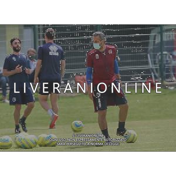 IMOLA 11 06 2020 CORONAVIRUS IMOLESE CALCIO ALLENAMENTO DI GRUPPO NELLA FOTO ROBERTO CEVOLI ALLENATORE DELL\'IMOLESE CALCIO ©SANNA / AGENZIA ALDO LIVERANI SAS