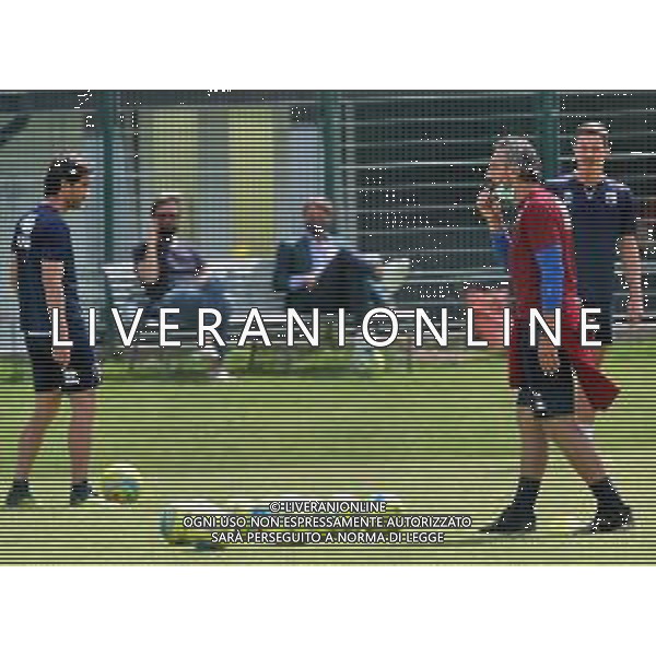 IMOLA 11 06 2020 CORONAVIRUS IMOLESE CALCIO ALLENAMENTO DI GRUPPO NELLA FOTO ROBERTO CEVOLI ALLENATORE DELL\'IMOLESE CALCIO ©SANNA / AGENZIA ALDO LIVERANI SAS