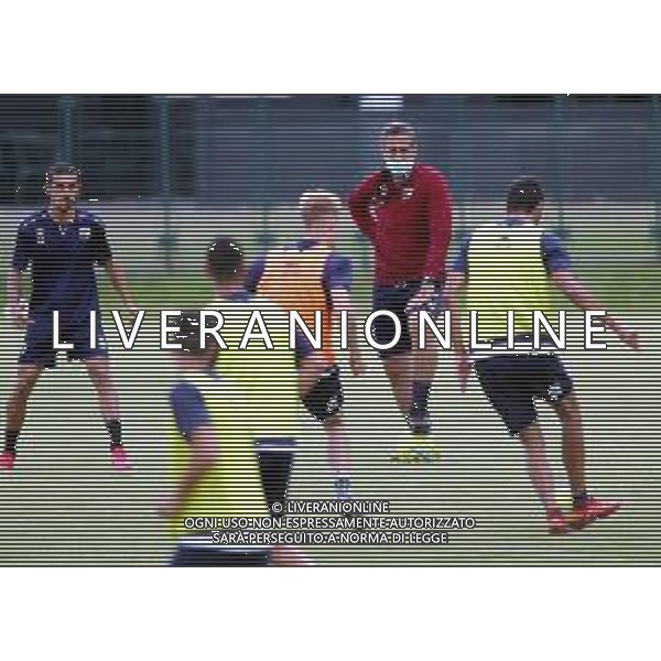 IMOLA 11 06 2020 CORONAVIRUS IMOLESE CALCIO ALLENAMENTO DI GRUPPO NELLA FOTO ROBERTO CEVOLI ALLENATORE DELL\'IMOLESE CALCIO ©SANNA / AGENZIA ALDO LIVERANI SAS