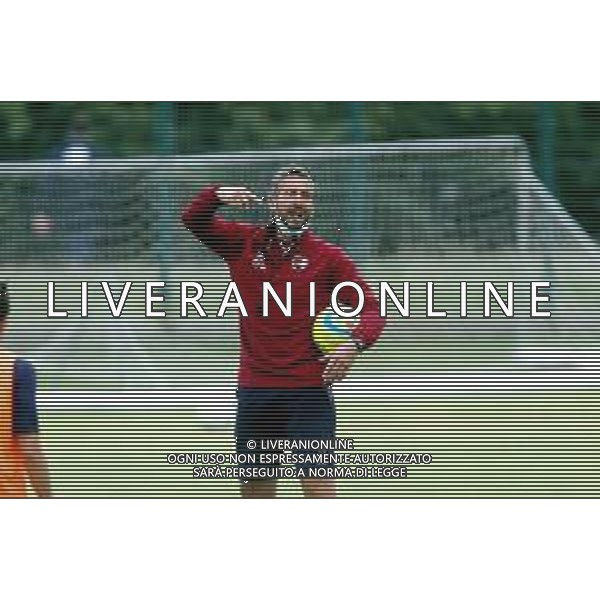 IMOLA 11 06 2020 CORONAVIRUS IMOLESE CALCIO ALLENAMENTO DI GRUPPO NELLA FOTO ROBERTO CEVOLI ALLENATORE DELL\'IMOLESE CALCIO ©SANNA / AGENZIA ALDO LIVERANI SAS