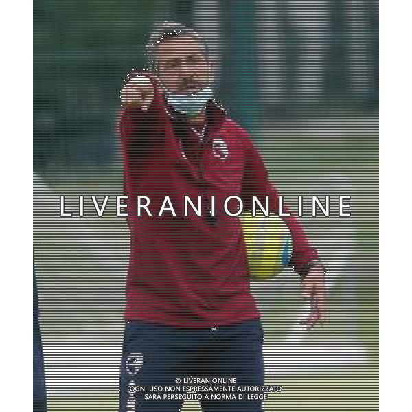IMOLA 11 06 2020 CORONAVIRUS IMOLESE CALCIO ALLENAMENTO DI GRUPPO NELLA FOTO ROBERTO CEVOLI ALLENATORE DELL\'IMOLESE CALCIO ©SANNA / AGENZIA ALDO LIVERANI SAS