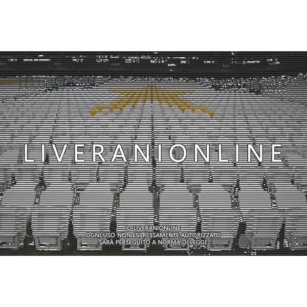 Juventus - Milan Semifinale ritorno Coppa Italia Tim Cup Juventus Stadium Torino 12.06.2020 Nella foto partita giocata a porte chiuse emergenza coronavirus - spalti vuoti senza tifosi ©Agenzia Aldo Liverani Sas