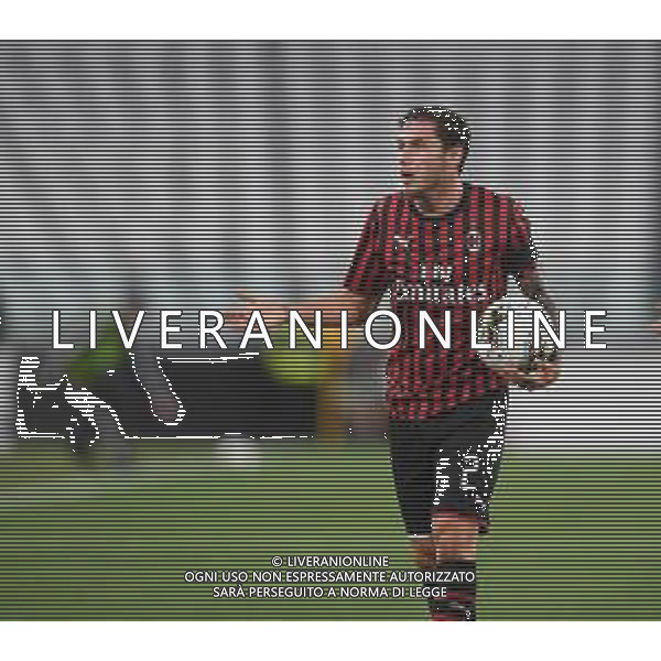 Juventus - Milan Semifinale ritorno Coppa Italia Tim Cup Juventus Stadium Torino 12.06.2020 -partita giocata a porte chiuse emergenza coronavirus Nella foto davide Calabria ©Agenzia Aldo Liverani Sas