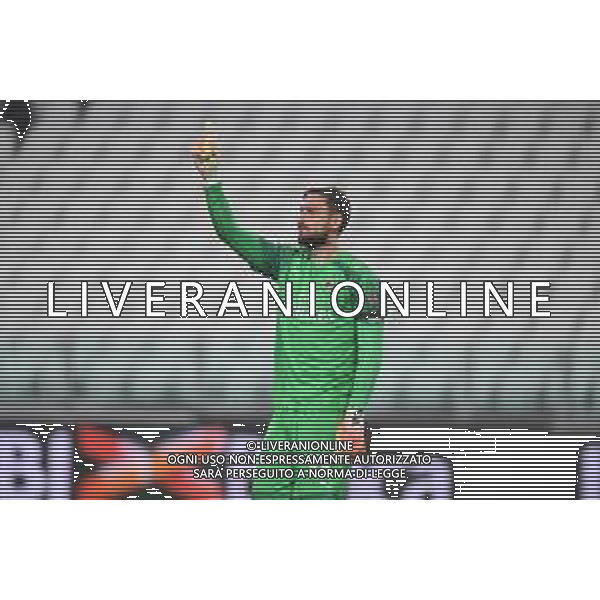 Juventus - Milan Semifinale ritorno Coppa Italia Tim Cup Juventus Stadium Torino 12.06.2020 - partita giocata a porte chiuse emergenza coronavirus Nella foto Gianluigi Donnarumma ©Agenzia Aldo Liverani Sas