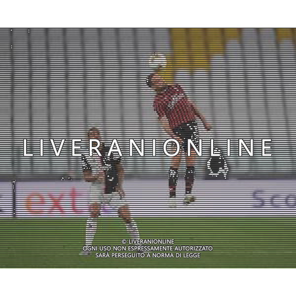 Juventus - Milan Semifinale ritorno Coppa Italia Tim Cup Juventus Stadium Torino 12.06.2020 -partita giocata a porte chiuse emergenza coronavirus Nella foto giacomo bonaventura e danilo ©Agenzia Aldo Liverani Sas