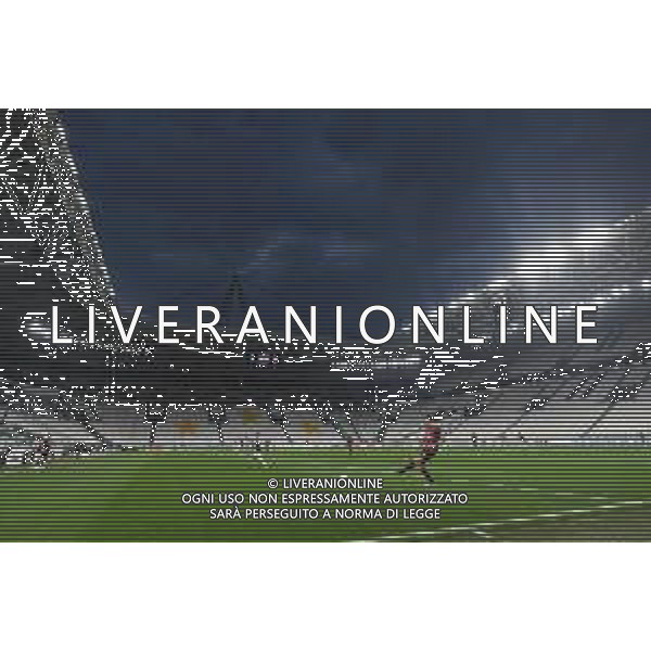 Juventus - Milan Semifinale ritorno Coppa Italia Tim Cup Juventus Stadium Torino 12.06.2020 -partita giocata a porte chiuse emergenza coronavirus Nella foto spalti vuoti senza tifosi ©Agenzia Aldo Liverani Sas