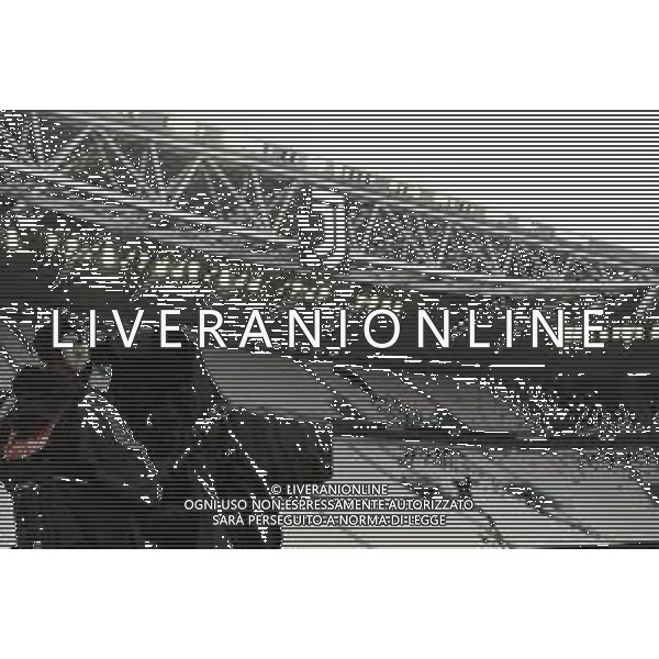 Juventus - Milan Semifinale ritorno Coppa Italia Tim Cup Juventus Stadium Torino 12.06.2020 Nella foto partita giocata a porte chiuse emergenza coronavirus - spalti vuoti senza tifosi - telecamere tv in campo ©Agenzia Aldo Liverani Sas