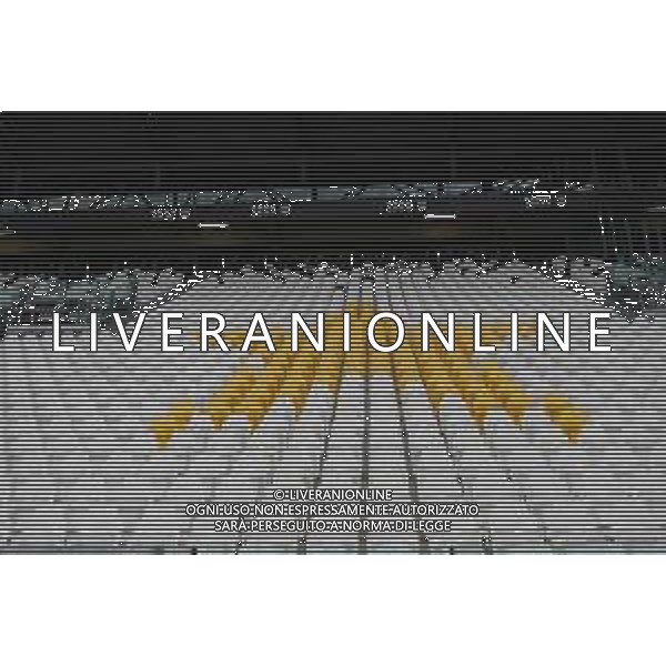 Juventus - Milan Semifinale ritorno Coppa Italia Tim Cup Juventus Stadium Torino 12.06.2020 Nella foto partita giocata a porte chiuse emergenza coronavirus - spalti vuoti senza tifosi - ©Agenzia Aldo Liverani Sas