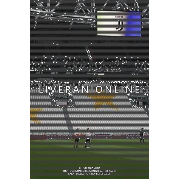 Juventus - Milan Semifinale ritorno Coppa Italia Tim Cup Juventus Stadium Torino 12.06.2020 Nella foto partita giocata a porte chiuse emergenza coronavirus - spalti vuoti senza tifosi - ©Agenzia Aldo Liverani Sas