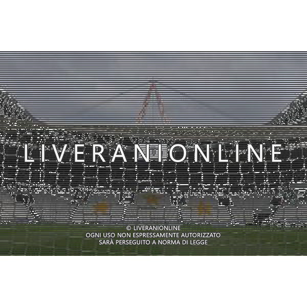 Juventus - Milan Semifinale ritorno Coppa Italia Tim Cup Juventus Stadium Torino 12.06.2020 Nella foto partita giocata a porte chiuse emergenza coronavirus - spalti vuoti senza tifosi - ©Agenzia Aldo Liverani Sas