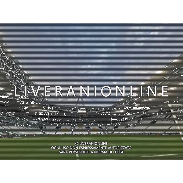 Juventus - Milan Semifinale ritorno Coppa Italia Tim Cup Juventus Stadium Torino 12.06.2020 Nella foto partita giocata a porte chiuse emergenza coronavirus - spalti vuoti senza tifosi ©Agenzia Aldo Liverani Sas
