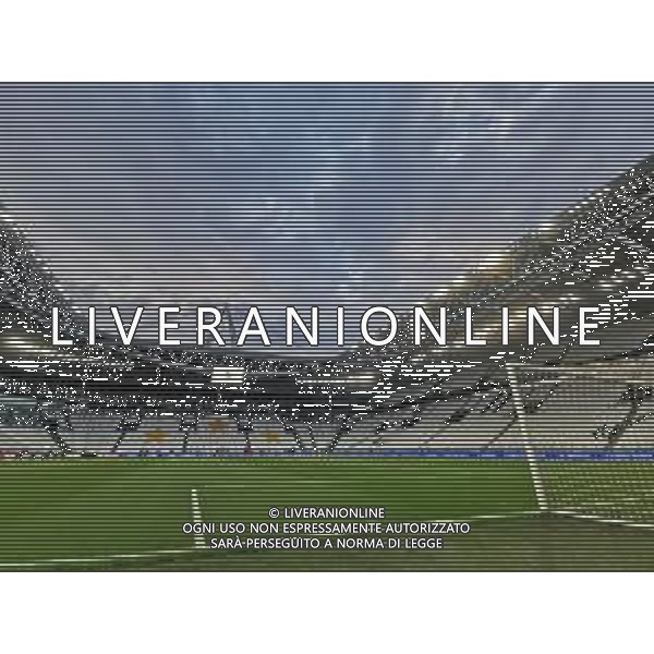 Juventus - Milan Semifinale ritorno Coppa Italia Tim Cup Juventus Stadium Torino 12.06.2020 Nella foto partita giocata a porte chiuse emergenza coronavirus - spalti vuoti senza tifosi ©Agenzia Aldo Liverani Sas