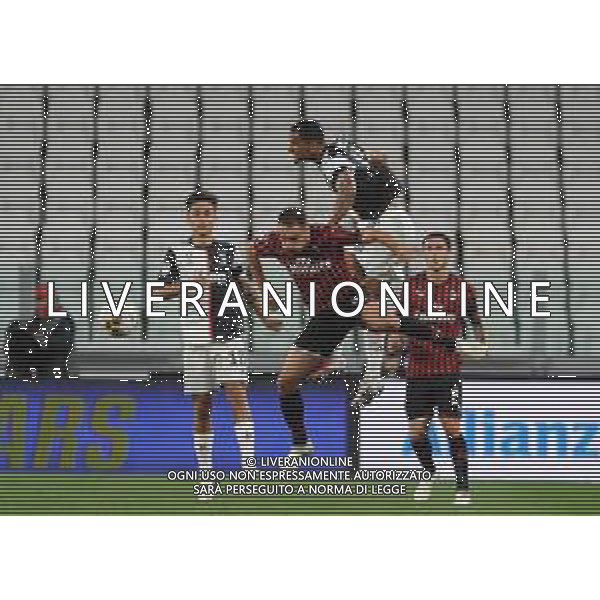 Juventus - Milan Semifinale ritorno Coppa Italia Tim Cup Juventus Stadium Torino 12.06.2020 -partita giocata a porte chiuse emergenza coronavirus Nella foto giacomo bonaventura e danilo ©Agenzia Aldo Liverani Sas