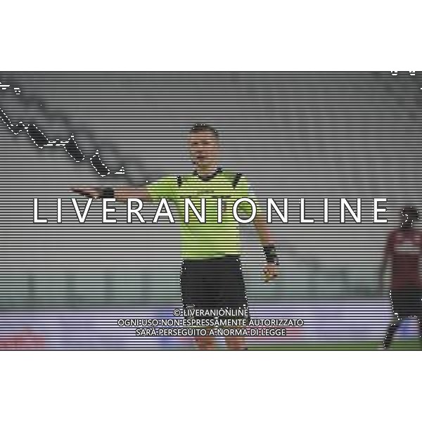 Juventus - Milan Semifinale ritorno Coppa Italia Tim Cup Juventus Stadium Torino 12.06.2020 -partita giocata a porte chiuse emergenza coronavirus Nella foto arbitro daniele orsato ©Agenzia Aldo Liverani Sas