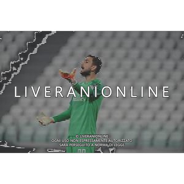 Juventus - Milan Semifinale ritorno Coppa Italia Tim Cup Juventus Stadium Torino 12.06.2020 - partita giocata a porte chiuse emergenza coronavirus Nella foto gianluigi donnarumma ©Agenzia Aldo Liverani Sas