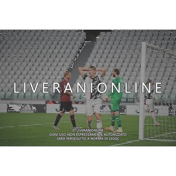 Juventus - Milan Semifinale ritorno Coppa Italia Tim Cup Juventus Stadium Torino 12.06.2020 - partita giocata a porte chiuse emergenza coronavirus Nella foto mnatthijs de ligt ©Agenzia Aldo Liverani Sas