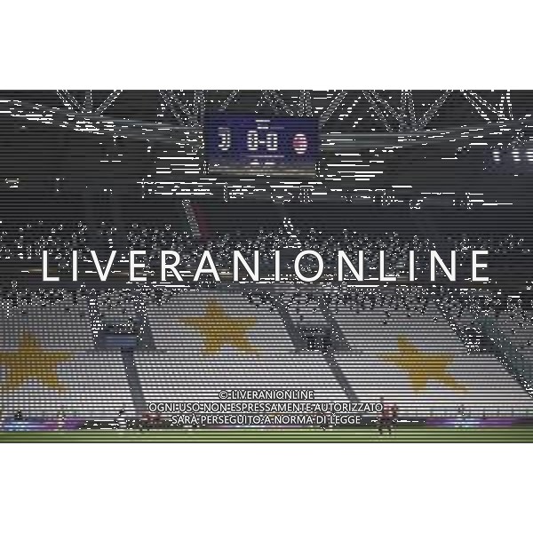 Juventus - Milan Semifinale ritorno Coppa Italia Tim Cup Juventus Stadium Torino 12.06.2020 - partita giocata a porte chiuse emergenza coronavirus Nella foto spalti vuoti senza tifosi ©Agenzia Aldo Liverani Sas