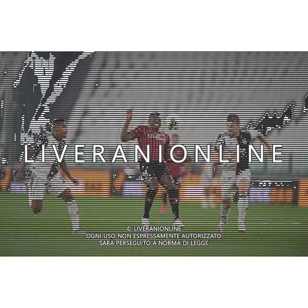 Juventus - Milan Semifinale ritorno Coppa Italia Tim Cup Juventus Stadium Torino 12.06.2020 - partita giocata a porte chiuse emergenza coronavirus Nella foto rafael leao e mathhijs de ligt ©Agenzia Aldo Liverani Sas
