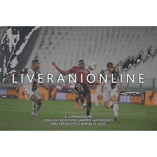Juventus - Milan Semifinale ritorno Coppa Italia Tim Cup Juventus Stadium Torino 12.06.2020 - partita giocata a porte chiuse emergenza coronavirus Nella foto rafael leao e mathhijs de ligt ©Agenzia Aldo Liverani Sas