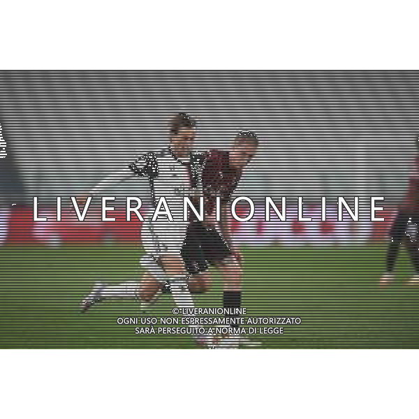 Juventus - Milan Semifinale ritorno Coppa Italia Tim Cup Juventus Stadium Torino 12.06.2020 - partita giocata a porte chiuse emergenza coronavirus Nella foto federico bernardeschi e andrea conti ©Agenzia Aldo Liverani Sas