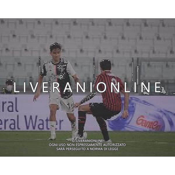 Juventus - Milan Semifinale ritorno Coppa Italia Tim Cup Juventus Stadium Torino 12.06.2020 - partita giocata a porte chiuse emergenza coronavirus Nella foto Paulo Dybala ©Agenzia Aldo Liverani Sas