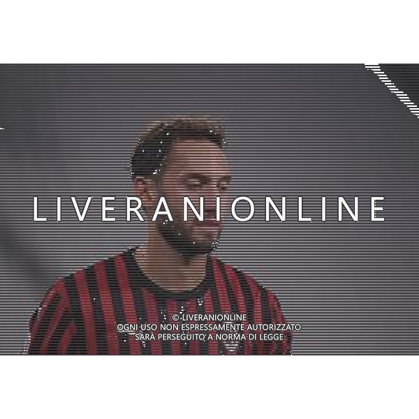 Juventus - Milan Semifinale ritorno Coppa Italia Tim Cup Juventus Stadium Torino 12.06.2020 - partita giocata a porte chiuse emergenza coronavirus Nella foto Hakan Calhanoglu ©Agenzia Aldo Liverani Sas