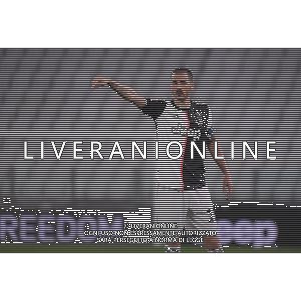 Juventus - Milan Semifinale ritorno Coppa Italia Tim Cup Juventus Stadium Torino 12.06.2020 - partita giocata a porte chiuse emergenza coronavirus Nella foto Leonardo bonucci ©Agenzia Aldo Liverani Sas