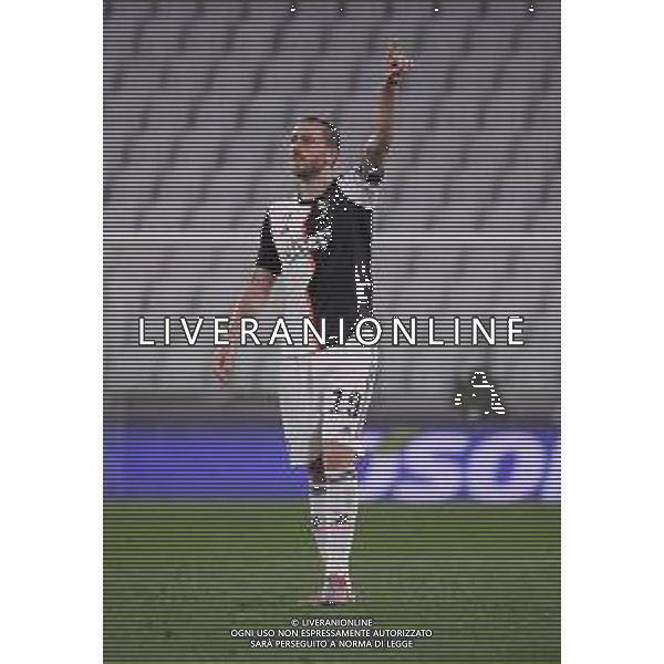 Juventus - Milan Semifinale ritorno Coppa Italia Tim Cup Juventus Stadium Torino 12.06.2020 - partita giocata a porte chiuse emergenza coronavirus Nella foto Leonardo bonucci ©Agenzia Aldo Liverani Sas