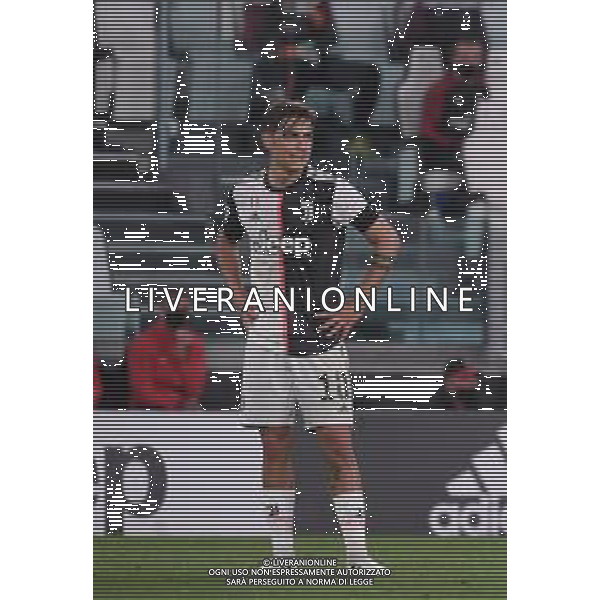 Juventus - Milan Semifinale ritorno Coppa Italia Tim Cup Juventus Stadium Torino 12.06.2020 - partita giocata a porte chiuse emergenza coronavirus Nella foto paulo dybala ©Agenzia Aldo Liverani Sas