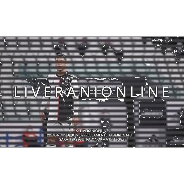 Juventus - Milan Semifinale ritorno Coppa Italia Tim Cup Juventus Stadium Torino 12.06.2020 - partita giocata a porte chiuse emergenza coronavirus Nella foto Cristiano ronaldo ©Agenzia Aldo Liverani Sas
