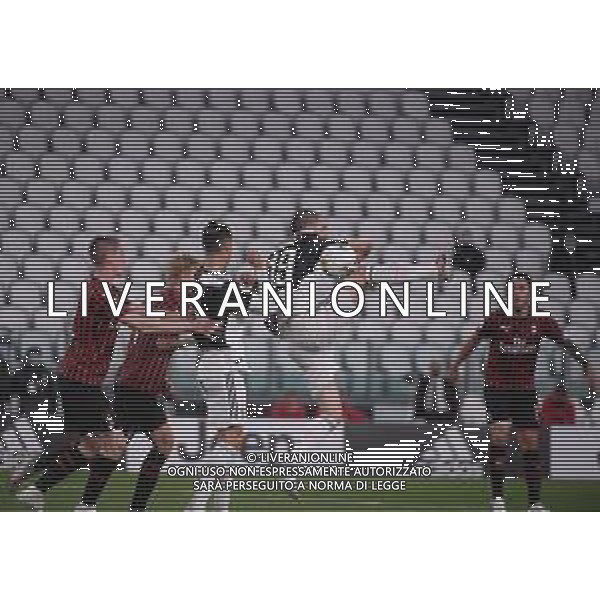 Juventus - Milan Semifinale ritorno Coppa Italia Tim Cup Juventus Stadium Torino 12.06.2020 - partita giocata a porte chiuse emergenza coronavirus Nella foto leonardo bonucci ©Agenzia Aldo Liverani Sas