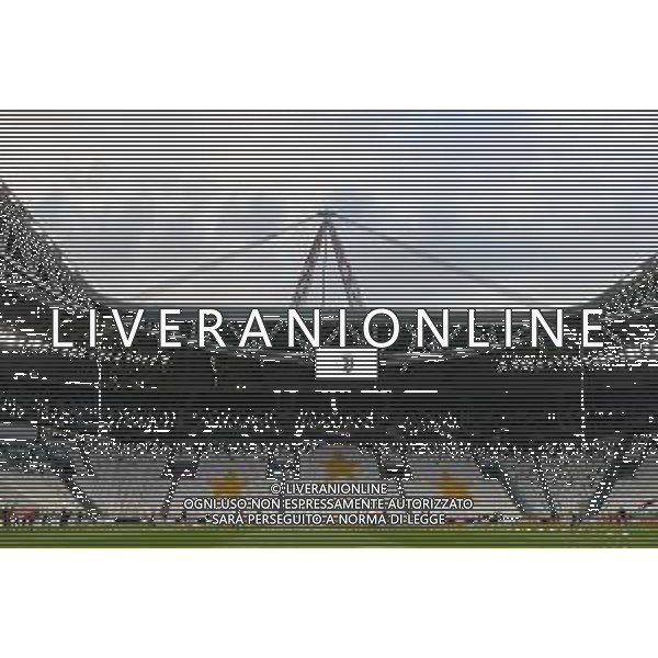 Juventus - Milan Semifinale ritorno Coppa Italia Tim Cup Juventus Stadium Torino 12.06.2020 - partita giocata a porte chiuse emergenza coronavirus Nella foto gli spalti vuoti senza tifosi ©Agenzia Aldo Liverani Sas