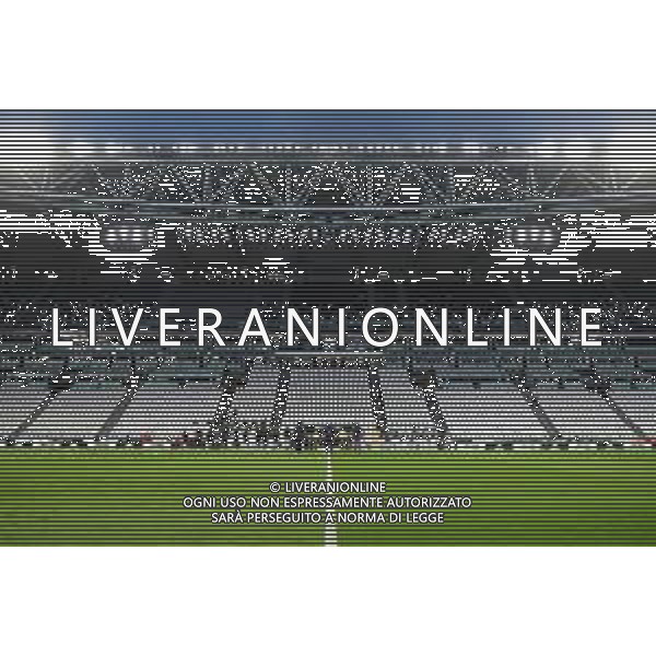Juventus - Milan Semifinale ritorno Coppa Italia Tim Cup Juventus Stadium Torino 12.06.2020 - partita giocata a porte chiuse emergenza coronavirus Nella foto gli spalti vuoti senza tifosi ©Agenzia Aldo Liverani Sas