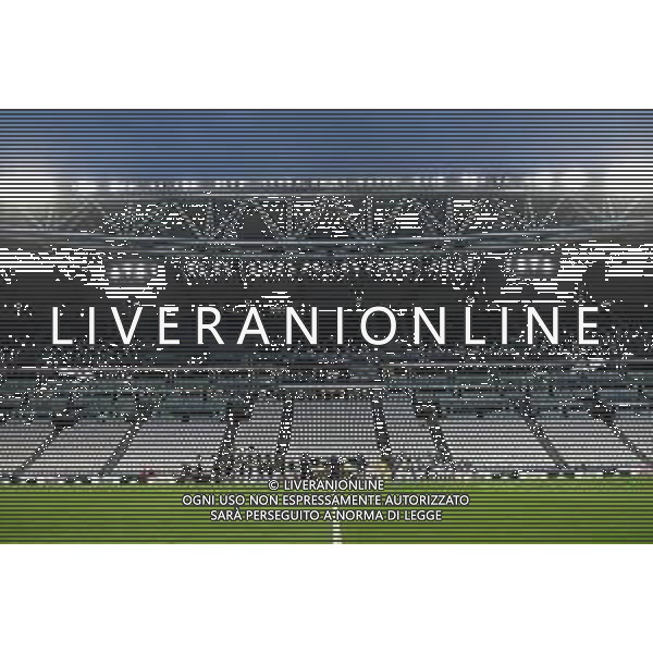 Juventus - Milan Semifinale ritorno Coppa Italia Tim Cup Juventus Stadium Torino 12.06.2020 - partita giocata a porte chiuse emergenza coronavirus Nella foto gli spalti vuoti senza tifosi ©Agenzia Aldo Liverani Sas