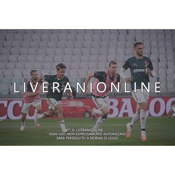 Juventus - Milan Semifinale ritorno Coppa Italia Tim Cup Juventus Stadium Torino 12.06.2020 - partita giocata a porte chiuse emergenza coronavirus Nella foto paulo dybala e matthijs de ligt ©Agenzia Aldo Liverani Sas