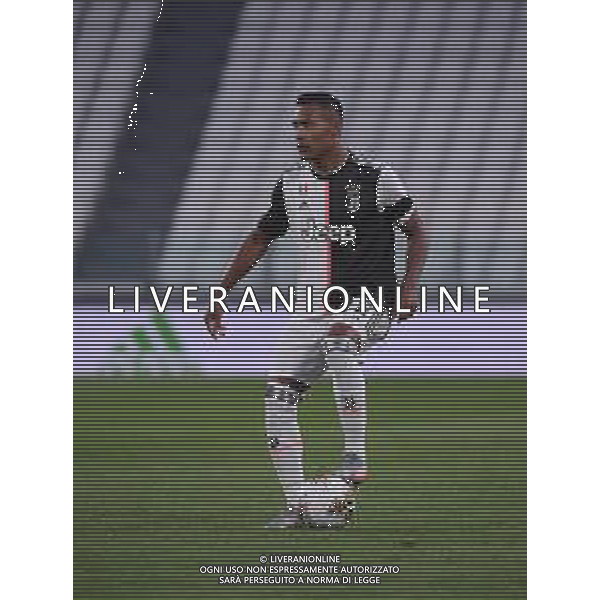 Juventus - Milan Semifinale ritorno Coppa Italia Tim Cup Juventus Stadium Torino 12.06.2020 - partita giocata a porte chiuse emergenza coronavirus Nella foto alex sandro ©Agenzia Aldo Liverani Sas