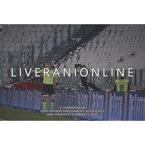Juventus - Milan Semifinale ritorno Coppa Italia Tim Cup Juventus Stadium Torino 12.06.2020 - partita giocata a porte chiuse emergenza coronavirus Nella foto arbitro daniele orsato ©Agenzia Aldo Liverani Sas