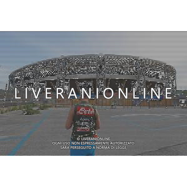 NAPOLI - INTER SEMIFINALE RITORNO DI COPPA ITALIA TIM CUP 13.06.2020 - PARTITA GIOCATA A PORTE CHIUSE PER L\'EMERGENZA CORONAVIRUS NELLA FOTO: VEDUTA ESTERNO DELLO STADIO SAN PAOLO ©MOSCA / AGENZIA ALDO LIVERANI SAS