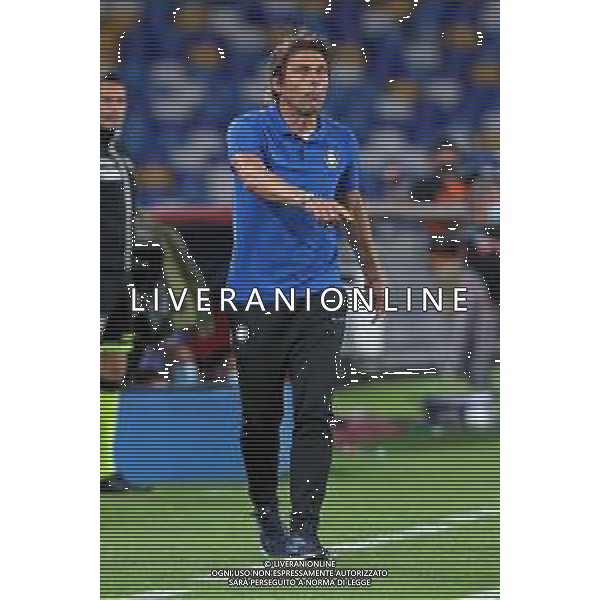 NAPOLI - INTER SEMIFINALE RITORNO DI COPPA ITALIA TIM CUP 13.06.2020 - PARTITA GIOCATA A PORTE CHIUSE PER L\'EMERGENZA CORONAVIRUS NELLA FOTO: ANTONIO CONTE ©MOSCA / AGENZIA ALDO LIVERANI SAS
