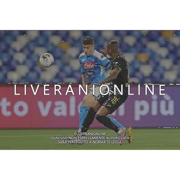 NAPOLI - INTER SEMIFINALE RITORNO DI COPPA ITALIA TIM CUP 13.06.2020 - PARTITA GIOCATA A PORTE CHIUSE PER L\'EMERGENZA CORONAVIRUS NELLA FOTO: GIOVANNI DI LORENZO ©MOSCA / AGENZIA ALDO LIVERANI SAS